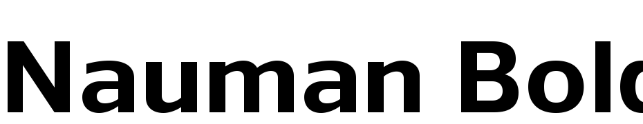 Nauman Bold Font Download Free