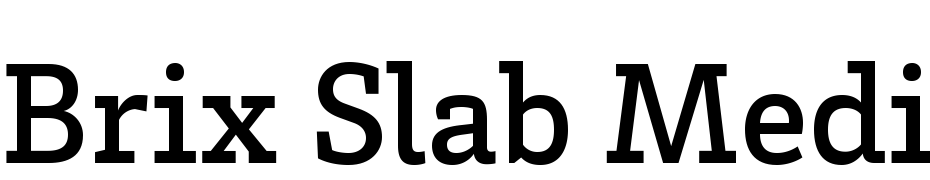 Brix Slab Medium Font Download Free