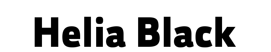 Helia Black Font Download Free