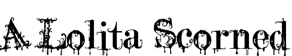 A Lolita Scorned Font Download Free