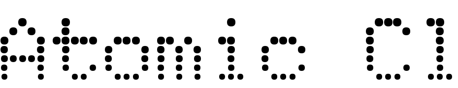 Atomic Clock Radio Font Download Free