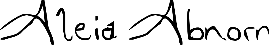Aleia Abnormal Font Download Free