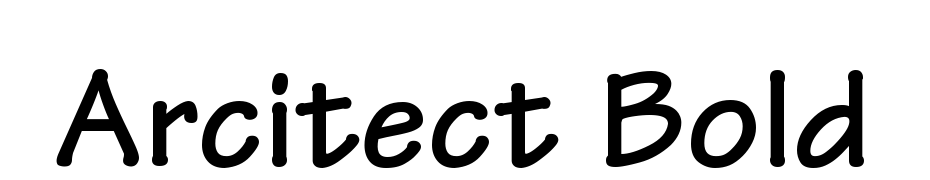 Architect Bold Polices Telecharger