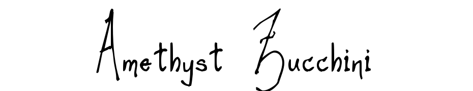 Amethyst Zucchini Font Download Free
