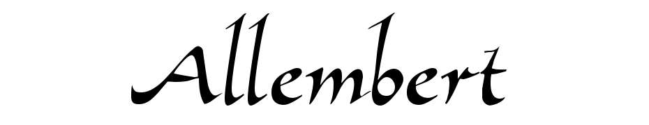 Allembert!