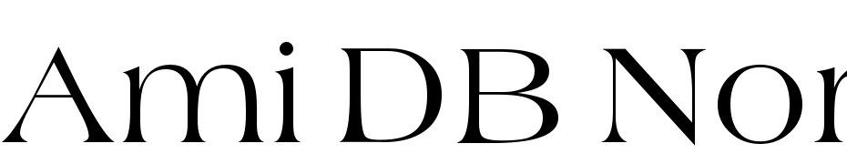 Ami DB Normal Font Download Free