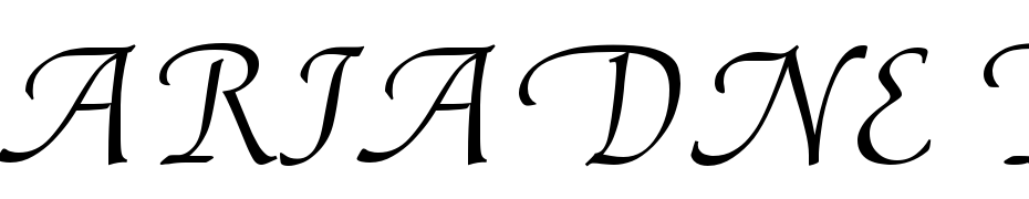 Ariadne Roman cкачати шрифт безкоштовно