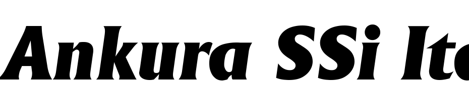 Ankura SSi Italic Font Download Free