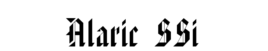 Alaric SSi Font Download Free