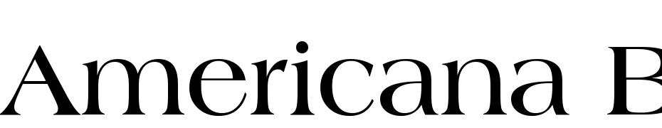 Americana Bold BT Font Download Free