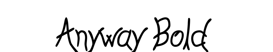 Anyway Bold Font Download Free