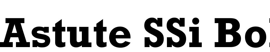 Astute SSi Bold Scarica Caratteri Gratis