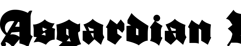 Asgardian Wars Black Schrift Herunterladen Kostenlos