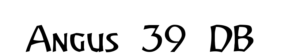 Angus 39 DB Schrift Herunterladen Kostenlos