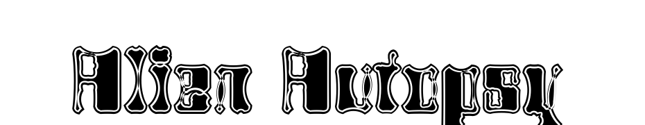 Alien Autopsy Fuente Descargar Gratis