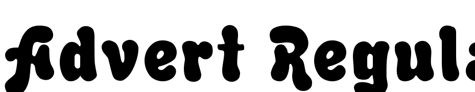 Advert Regular Font Download Free