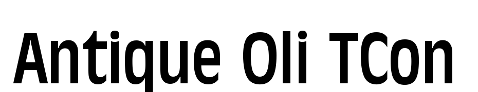 Antique Oli TCon Font Download Free