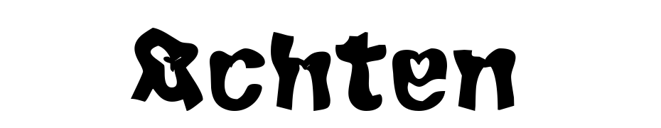 Achten cкачати шрифт безкоштовно