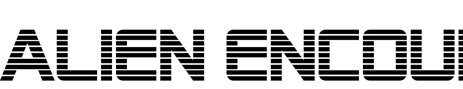 Alien Encounters cкачати шрифт безкоштовно