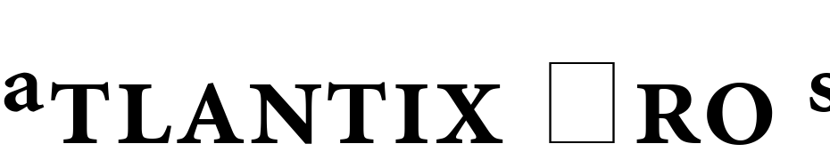 Atlantix Pro SSi Semi Bold Schrift Herunterladen Kostenlos