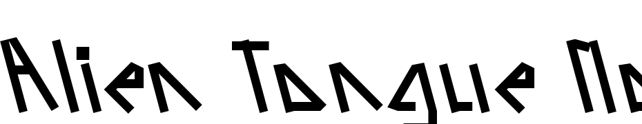 Alien Tongue Normal Font Download Free
