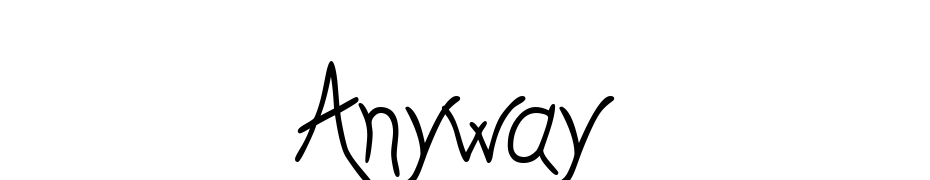 Anyway Font Download Free