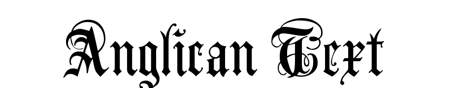 Anglican Text Font Download Free