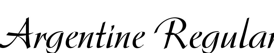 Argentine Regular DB Font Download Free