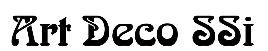 Art Deco SSi Font Download Free