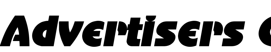 Advertisers Gothic Italic Schrift Herunterladen Kostenlos