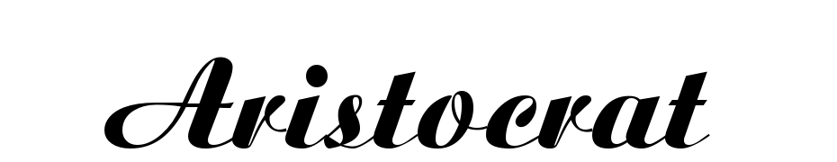 Aristocrat Font Download Free