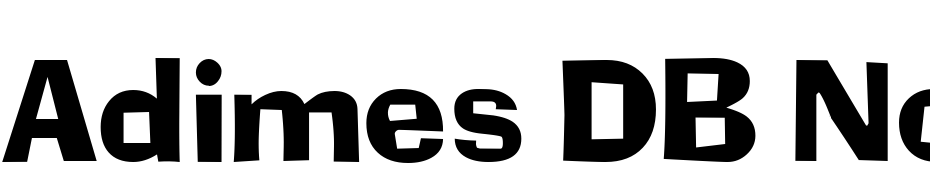 Adimes DB Normal Schrift Herunterladen Kostenlos