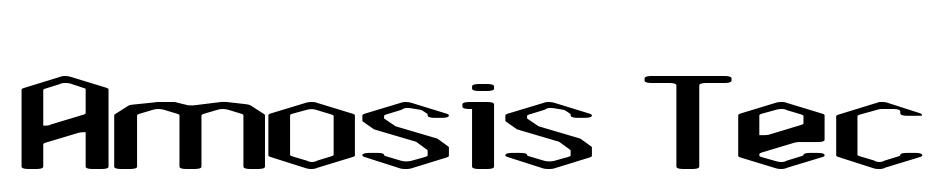 Amosis Technik Font Download Free