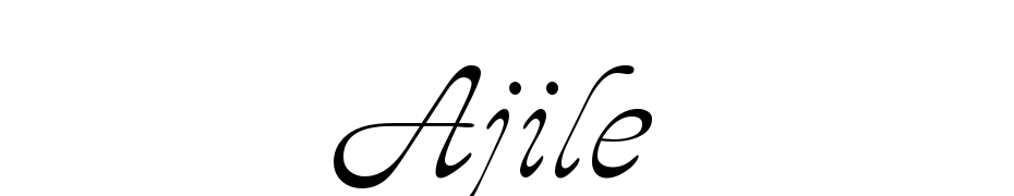 Ajile Font Download Free