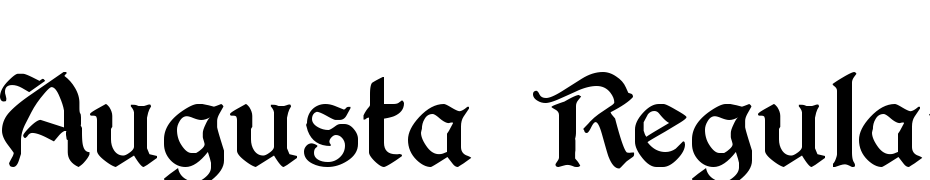 Augusta Regular cкачати шрифт безкоштовно