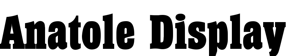 Anatole Display SSi Font Download Free