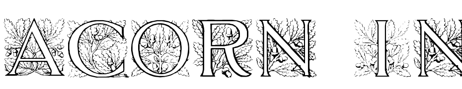 Acorn Initials Font Download Free