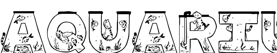Aquarium cкачати шрифт безкоштовно
