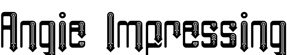 Angie Impressing Font Download Free