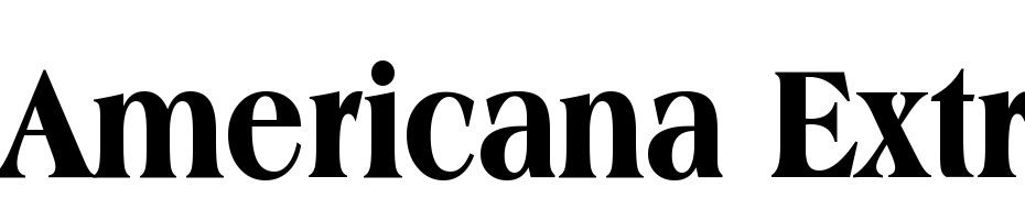 Americana Extra Bold Condensed BT Font Download Free