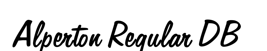 Alperton Regular DB Schrift Herunterladen Kostenlos