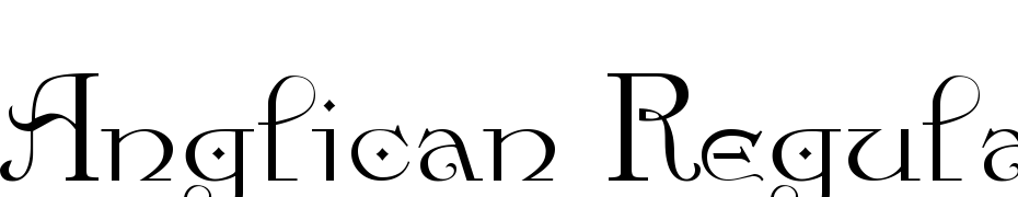 Anglican Regular Font Download Free