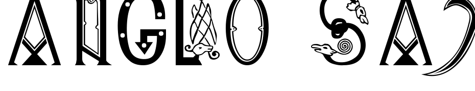 Anglo Saxon, 8th C. Scarica Caratteri Gratis