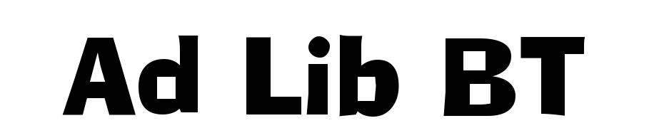 Ad Lib BT Font Download Free