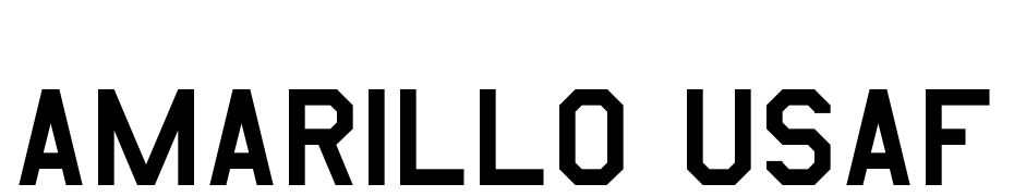Amarillo USAF Font Download Free