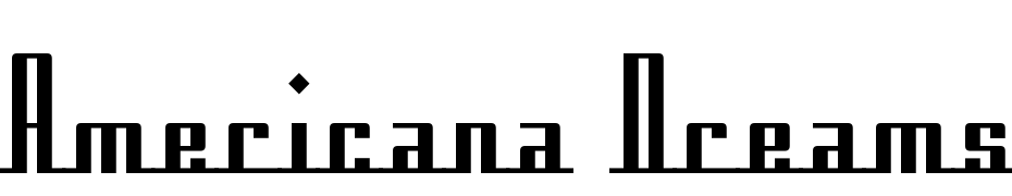 Americana Dreams Upright Font Download Free