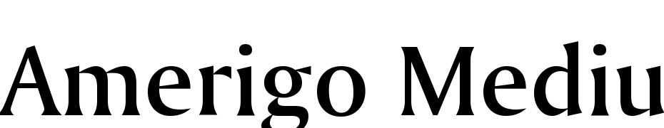 Amerigo Medium BT Font Download Free