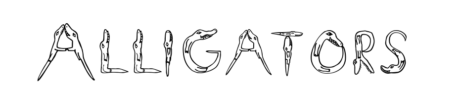 Alligators Font Download Free