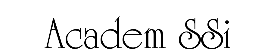 Academ SSi Yazı tipi ücretsiz indir