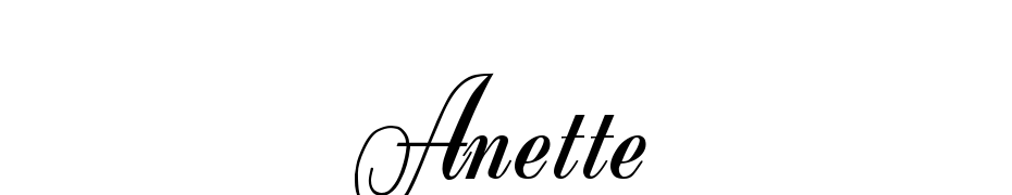 Anette Font Download Free